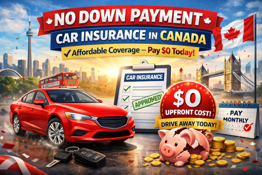 No Down Payment Car Insurance in Canada