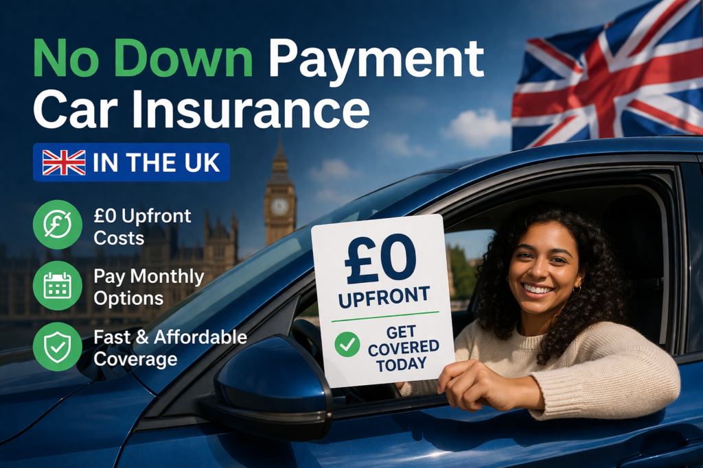 No Down Payment Car Insurance in UK