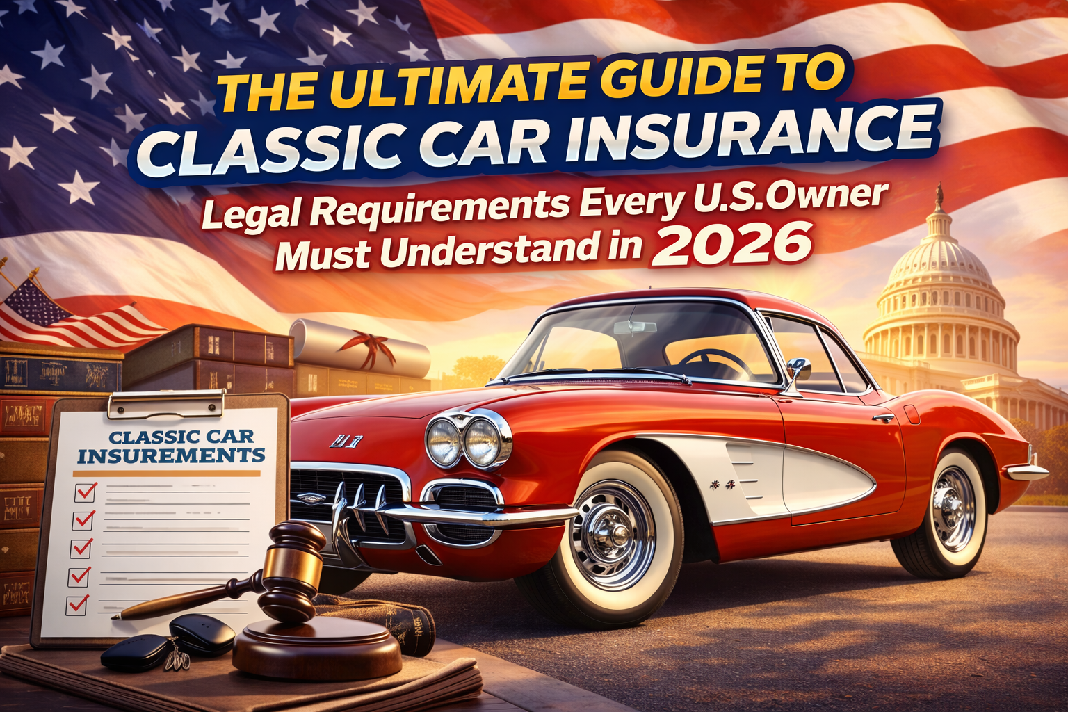 Ultimate Guide to Classic Car Insurance US – Legal Requirements