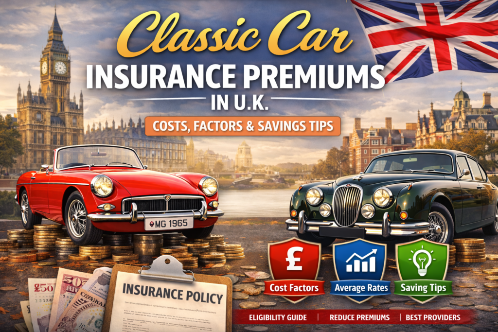 classic car insurance premiums in U.K